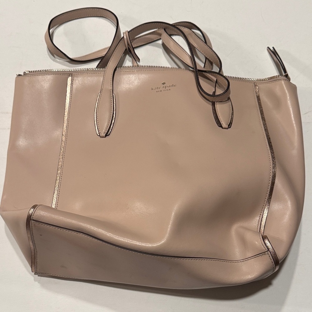 Kate Spade Blush Pink Leather Tote